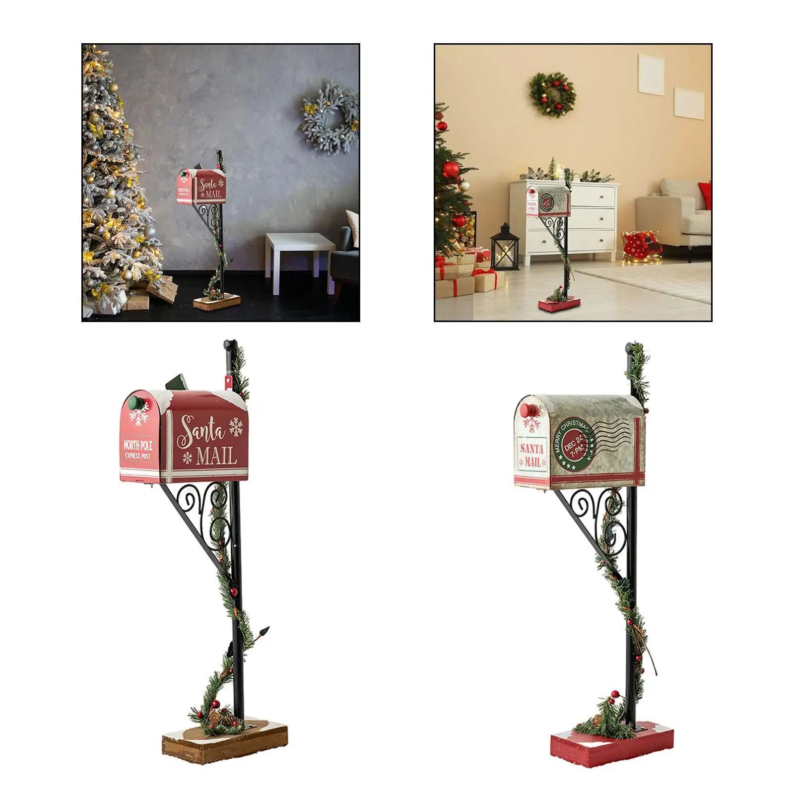 Рождественский почтовый ящик Санта-Клауса удобный уникальный креативный