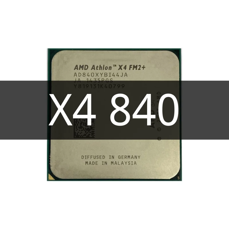 

AMD Phenom II X4 840 3.2 GHz Quad-Core CPU Processor HDX840WFK42GM Socket AM3