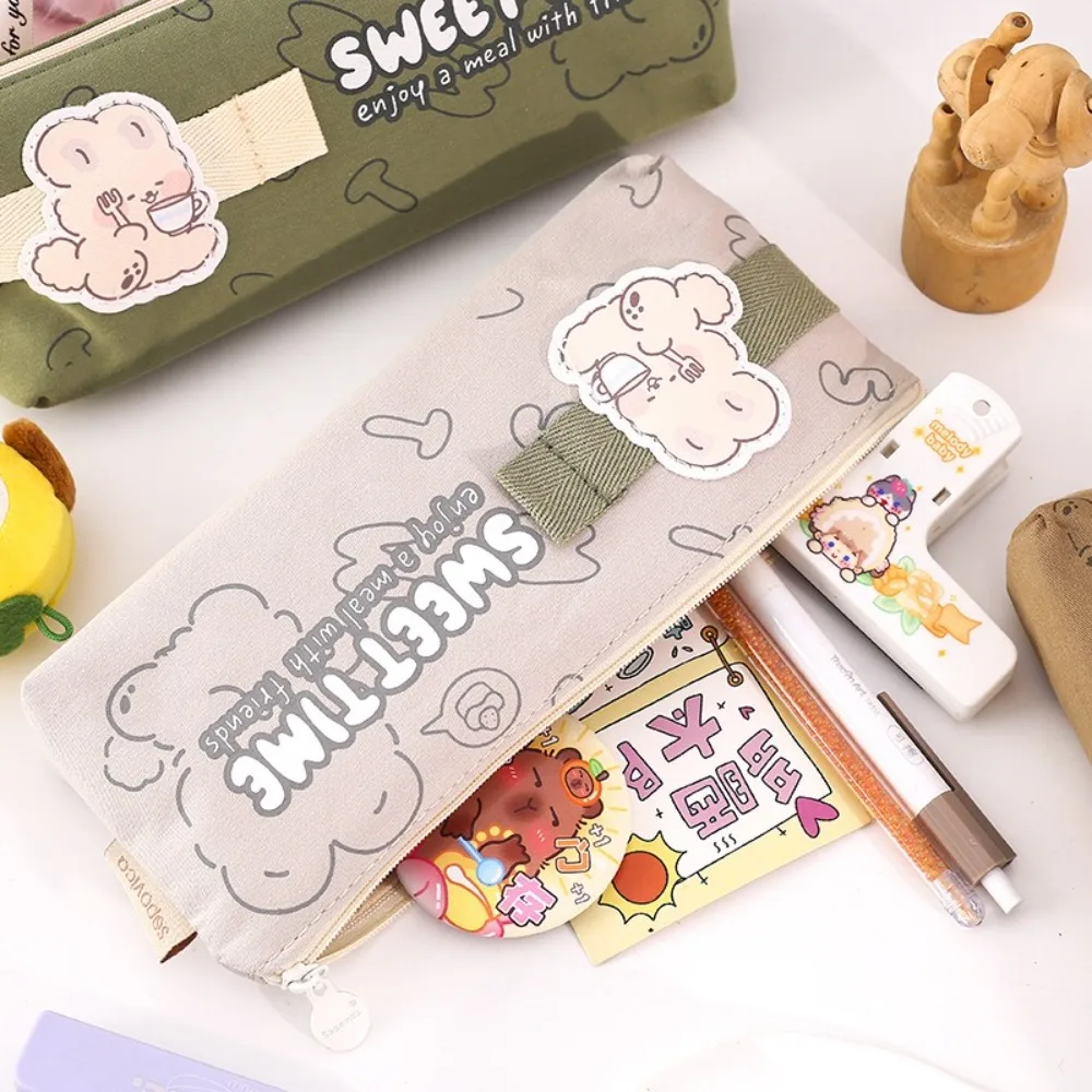 Новинка сумка для ручек случайного цвета большая емкость подарок студентов