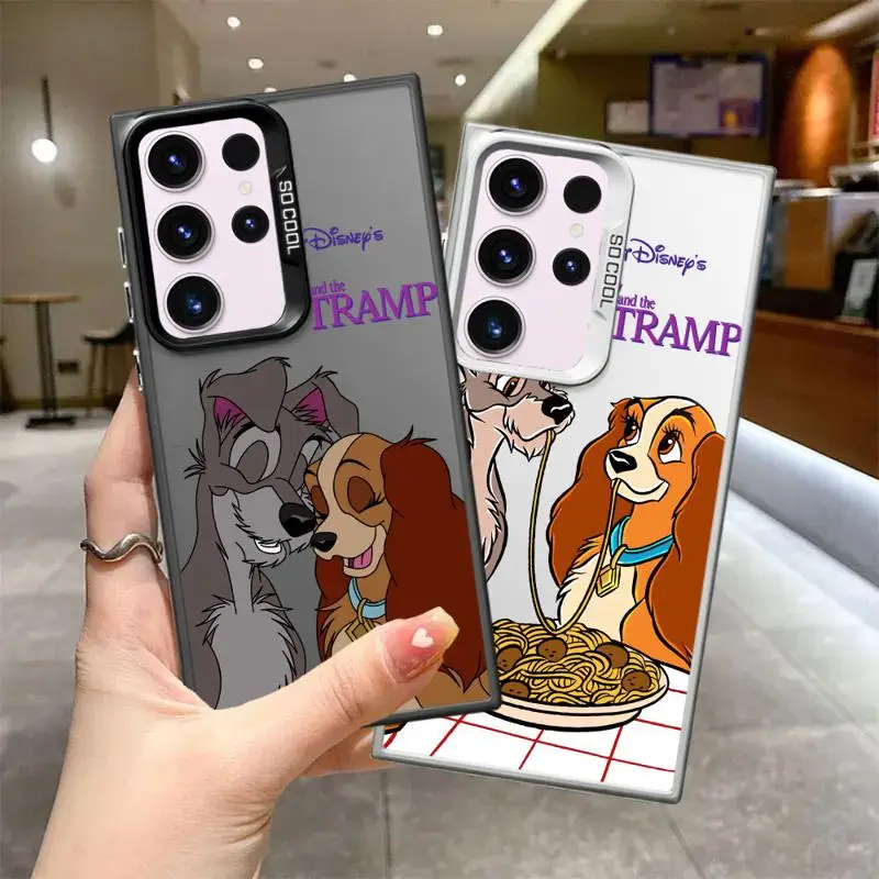 Противоударный чехол для Samsung Galaxy S24 S23 S22 Ultra S20 FE S21 Plus Note 20 силиконовый телефона Lady