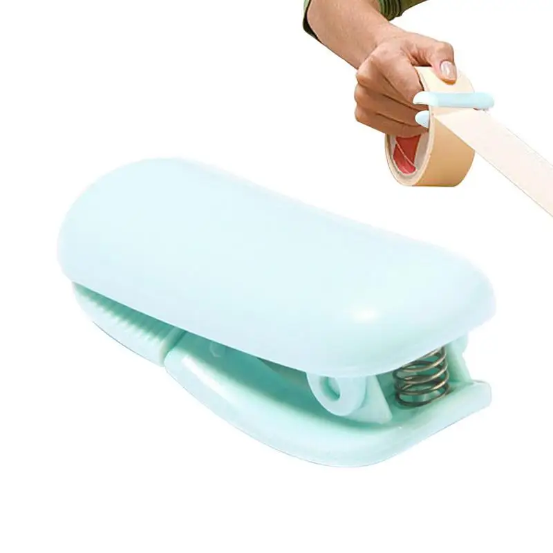 

Mini Tape Dispenser Candy Color Eyelashes Extension Tapes Dispenser Stable Tape Cutting Clip Stainless Sawtooth Hand-Tearable