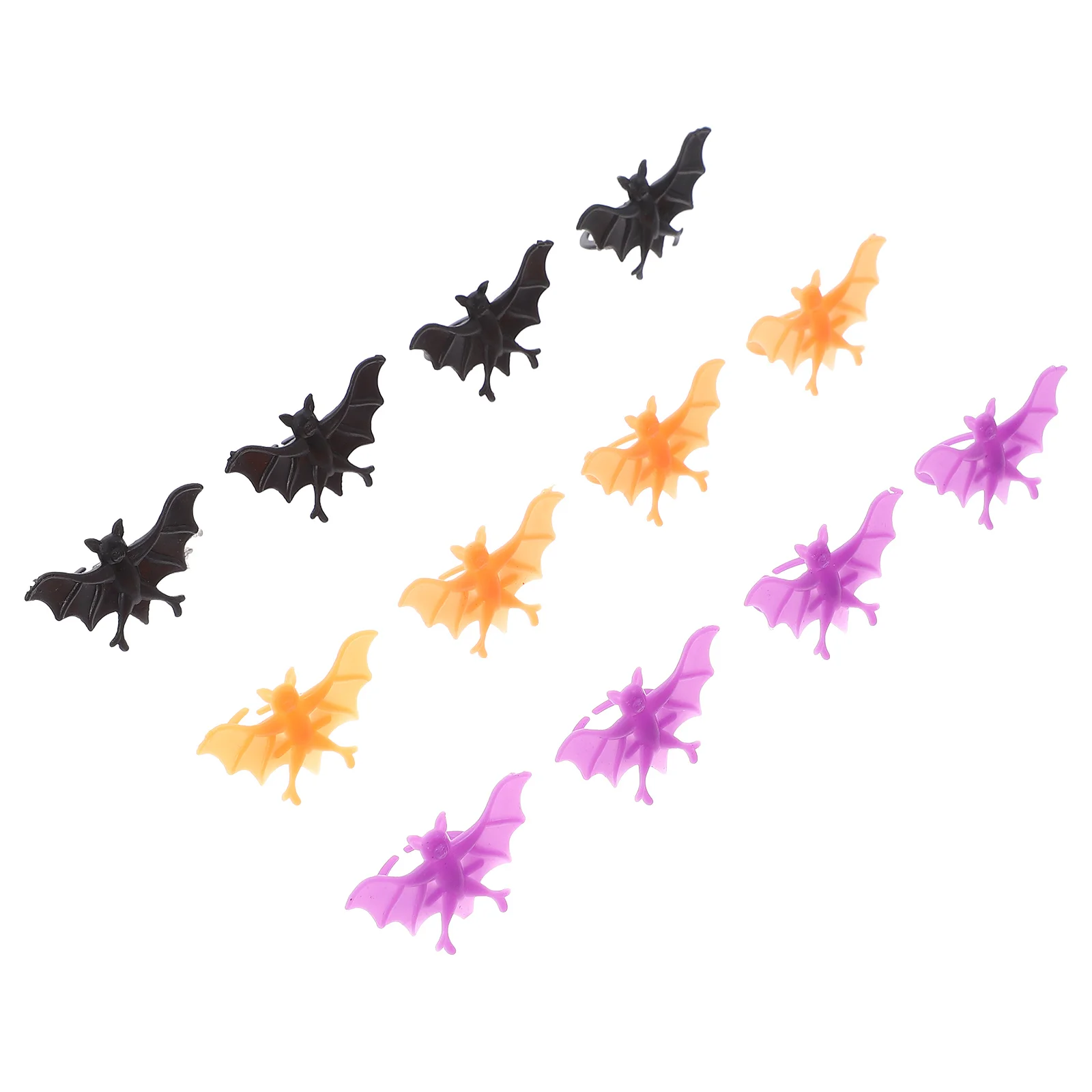 60 шт. кольцо летучей мыши игрушки на Хэллоуин мужские кольца детские поддельные