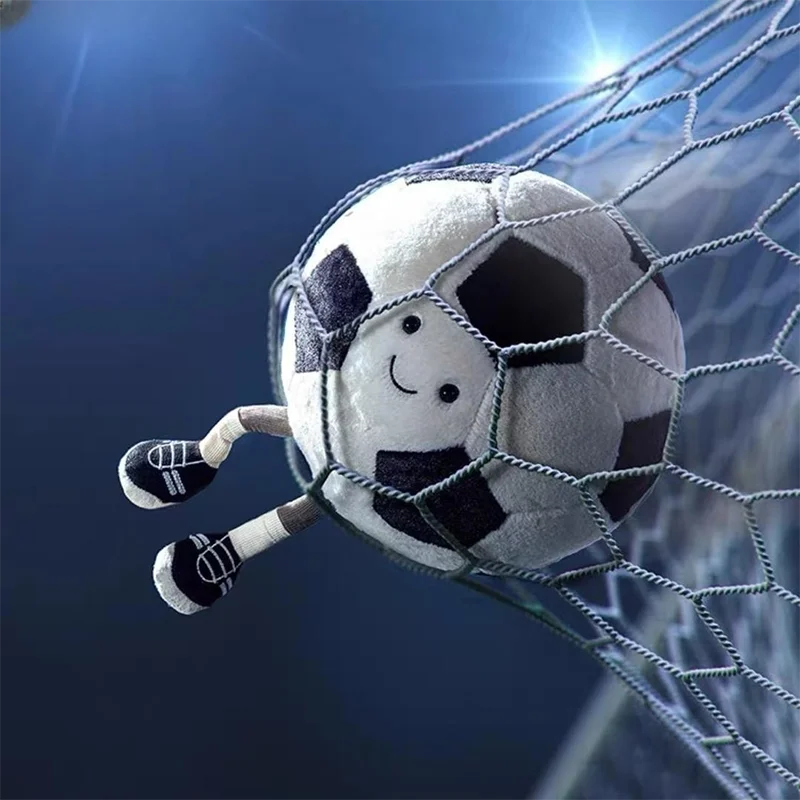 Милый плюшевый кавайный Декор для комнаты плюшевая милая кукла футбола мягкая