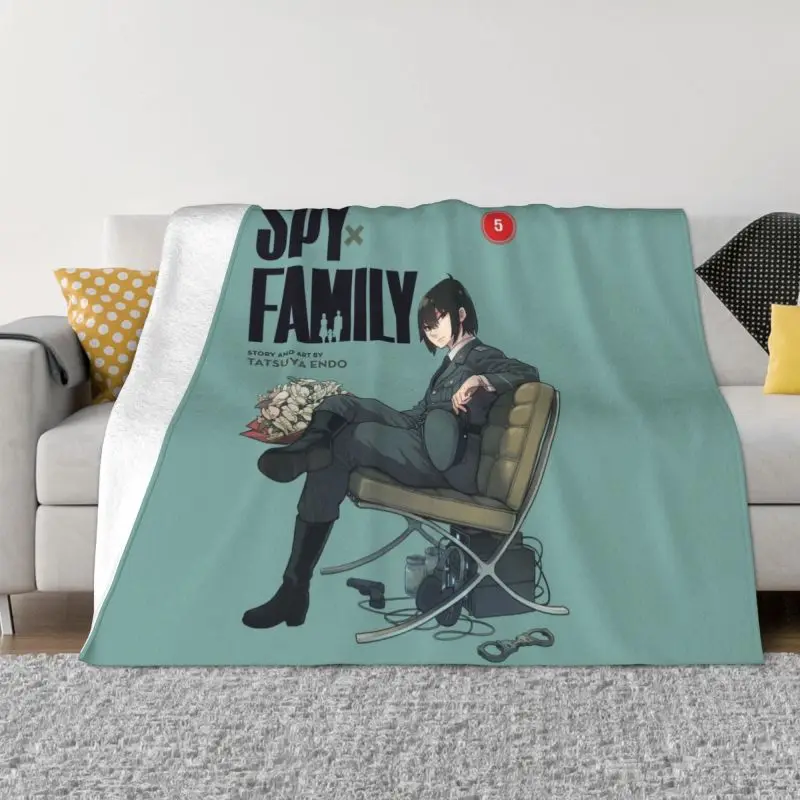 

Spy X Family Loid Forger Anime Blanket Warm Fleece Soft Flannel Throw Blankets for Bedroom Sofa Car Spring
