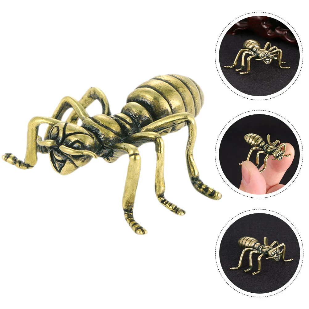 

Ant Ornaments Metal Figurines Decor Tabletop Decoration Car Interior Study Room