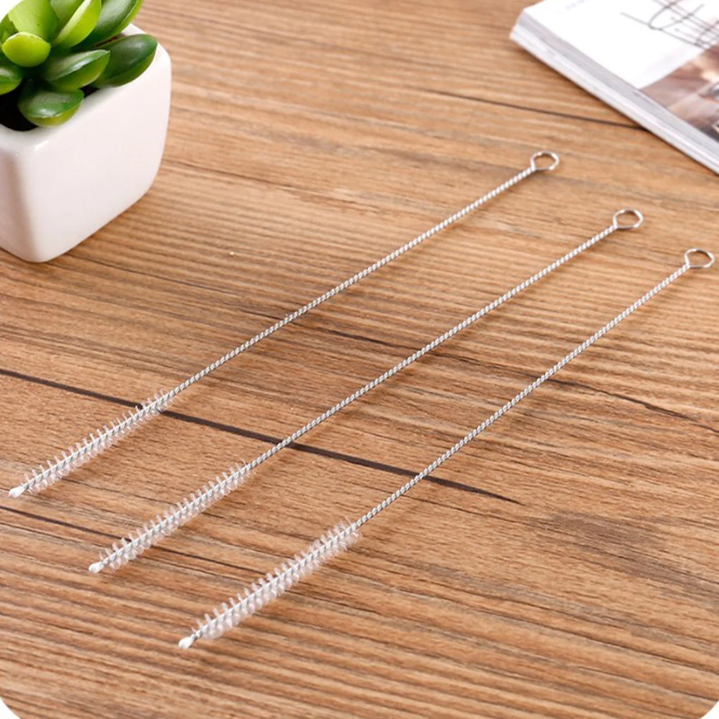 

Щетка для соломинки, нейлоновые складные многоразовые инструменты для чистки труб и соломинок, кухонные принадлежности