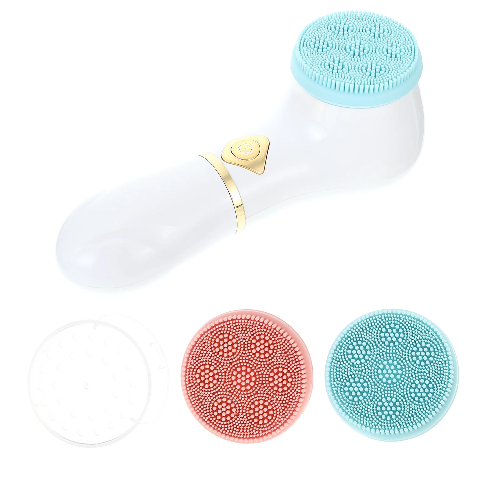 

1pc Handle Sonic Face Wash Brush Face Scrubber Brush Pore Cleansing Brush Facial Brush