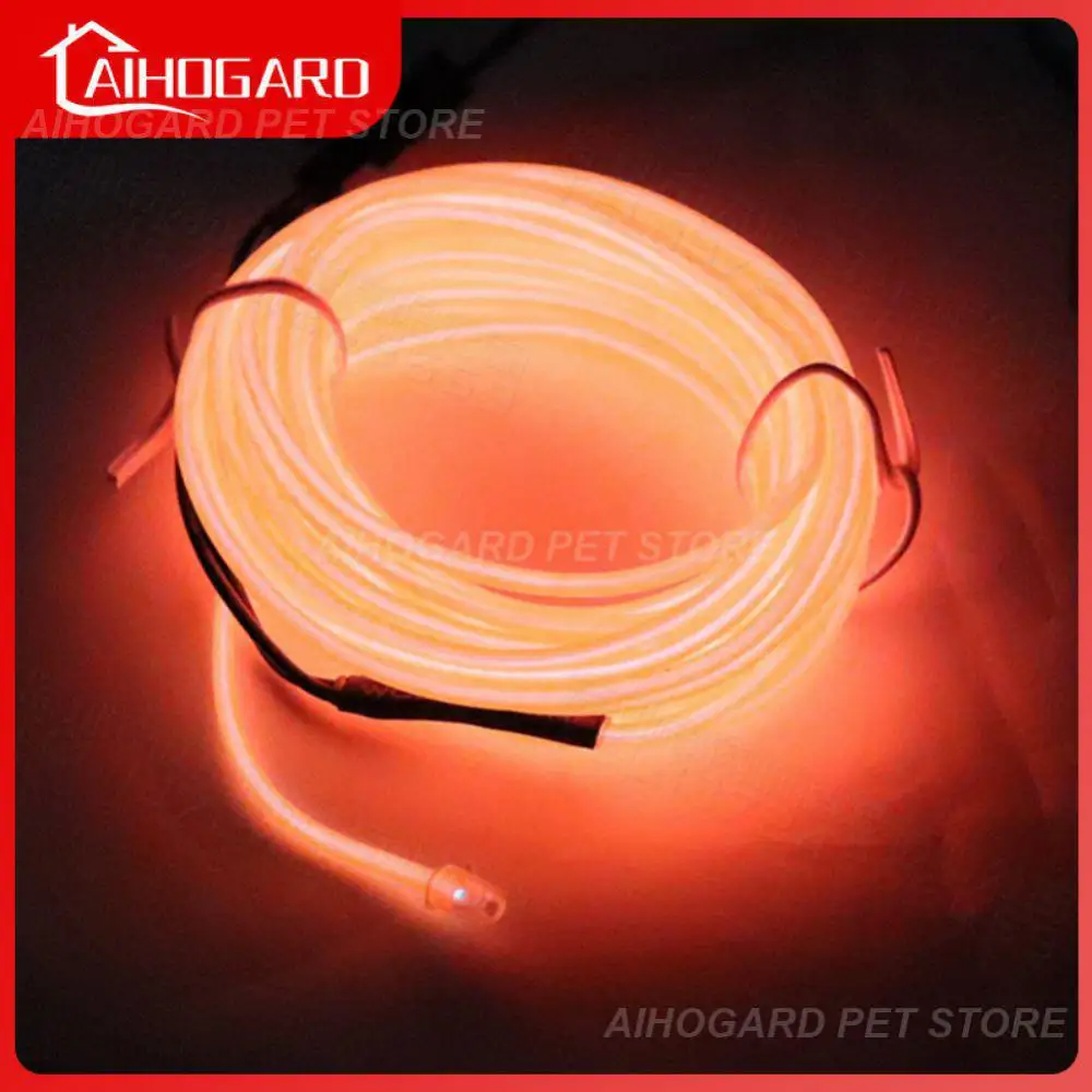 

Costumes Light Decorative Fluorescent Tape Stable Cold Light Wire Easy To Use Light Emitting Glow El Wire Led Strip Lamp Diy