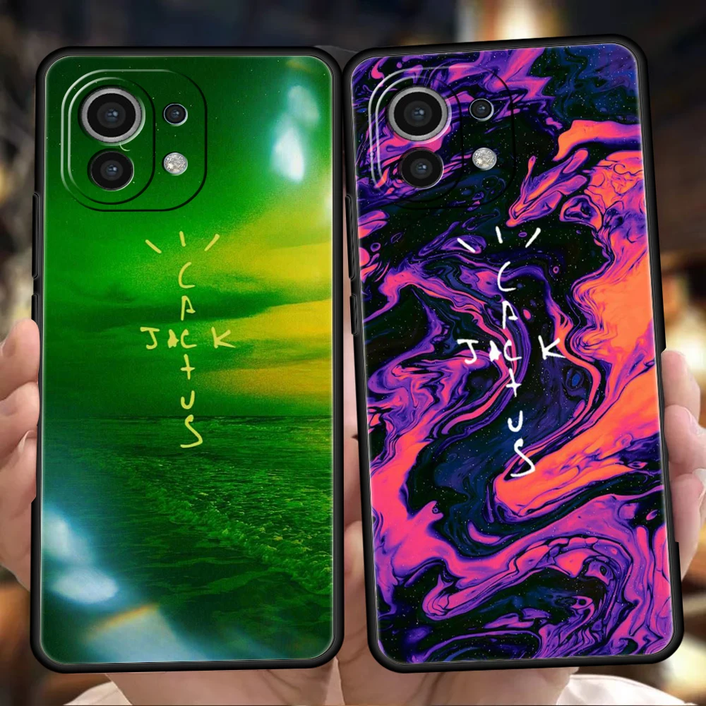 

Cactus Jack Phone Case for Xiaomi Poco F3 X3 X4 GT NFC M3 M4 Mi 12 9T 11 Ultra 11X 11i Note 10T Pro Lite 5G Silicone Cover Bag