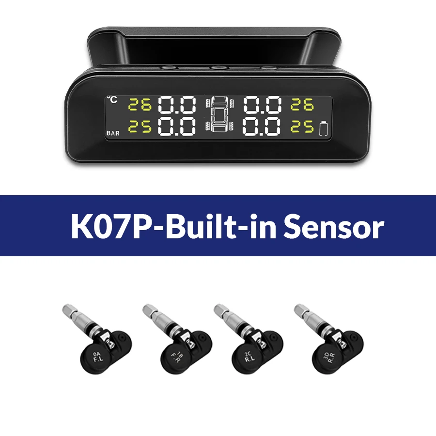 

Интеллектуальная Система Контроля Давления В Шинах E-ACE TPMS С 4 Датчиками, Контролем Температуры, Солнечной И USB-зарядкой
