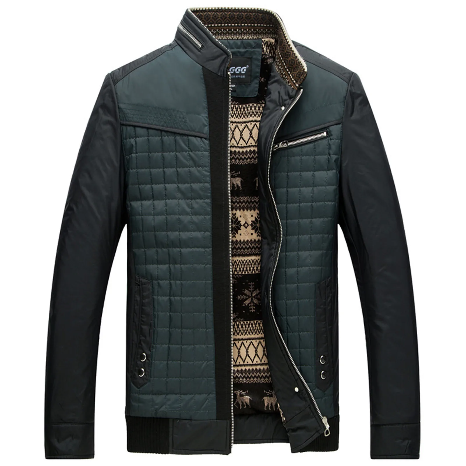 

Winter Slim Fit Down Jackets Men's Coat for Men Autumn Winter Zipper Long Cotton Jacket Men Hooded Coat Blouse Outdoors Warmer