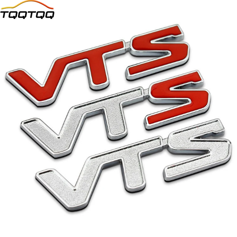

1Pcs 3D Metal VTS Car Side Fender Rear Trunk Emblem Badge Sticker Decals