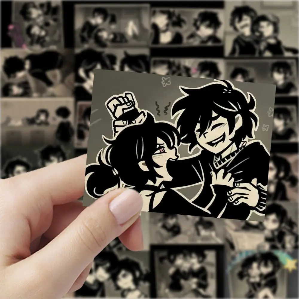 Аниме-наклейки Энди и Лейли энди брок ты мой или ничей