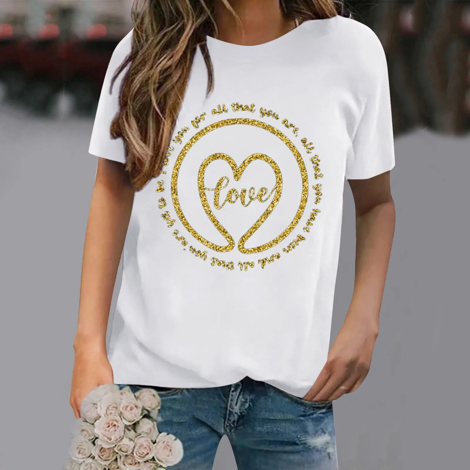 

Простой летний топ с принтом для пары, Повседневная футболка с коротким рукавом, женская блузка, женская черная тренировочная рубашка