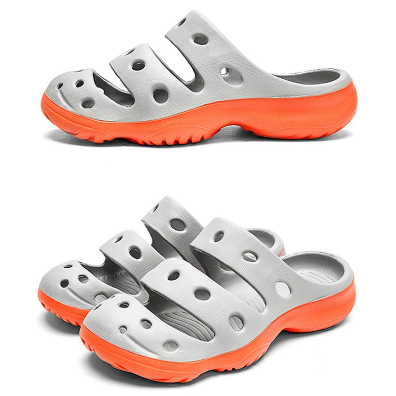 Сандалии без шнуровки для мужчин и женщин Модные дышащие пляжные прогулочные