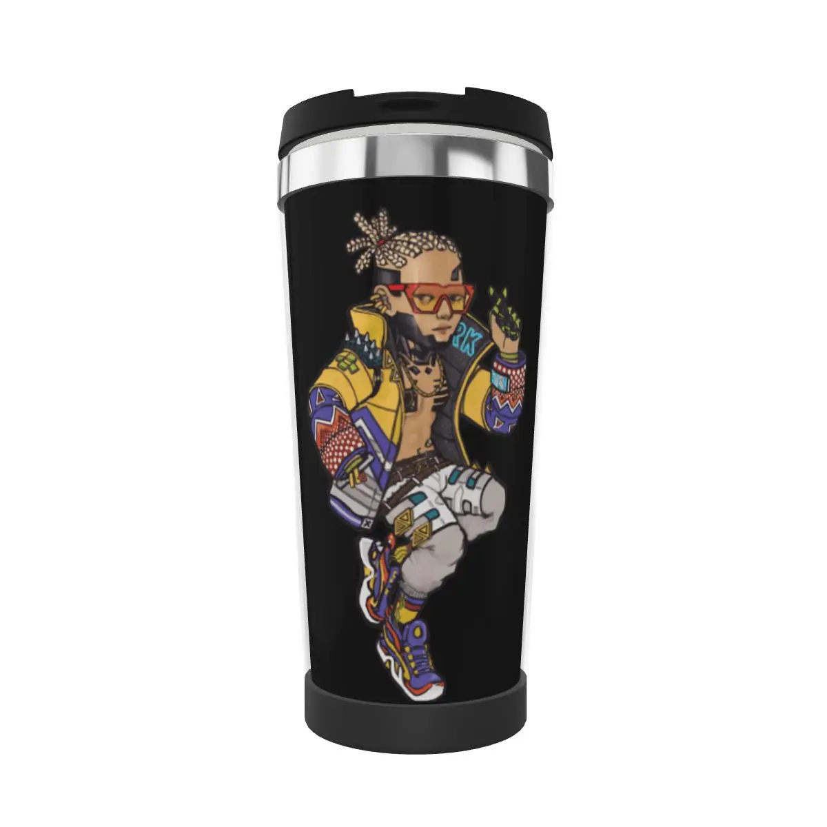 

Double Insulated Water Cup Hypebeast Crypto Apex Legends Graphic Vintage Ethereum Heat Insulation beer mugs Thermos Mug Novelty