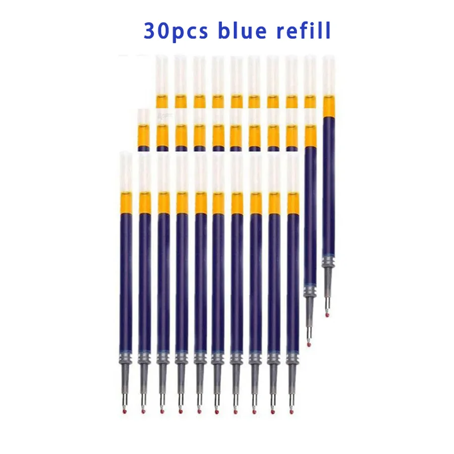 

Гелевые ручки 0,5 мм, черные/красные/синие чернила, набор из 25 штук