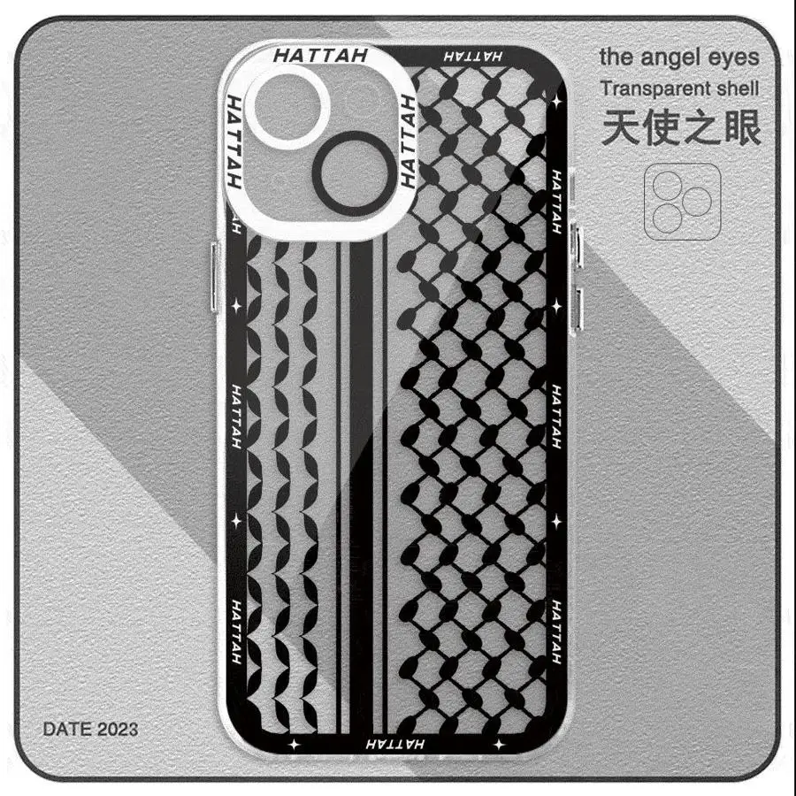 Hattah Keffiyeh Phone Case for Apple iPhone 15 Plus XS Max 16 12 Pro XR 11 7 8 13 Mini SE 14 Silicon Cover