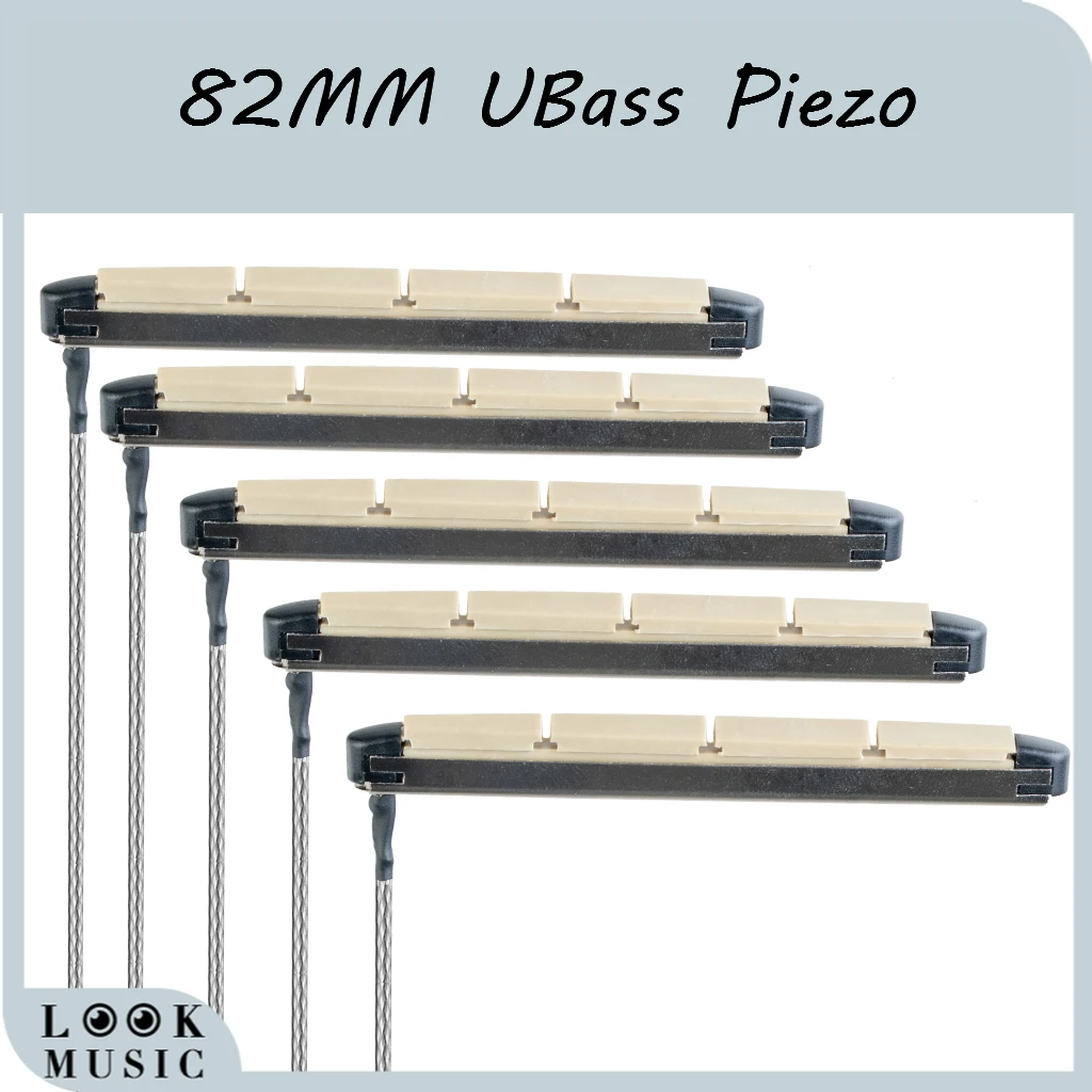 

5 шт. 4-струнный преобразователь UBass под мостом, керамический пьезо-пикап