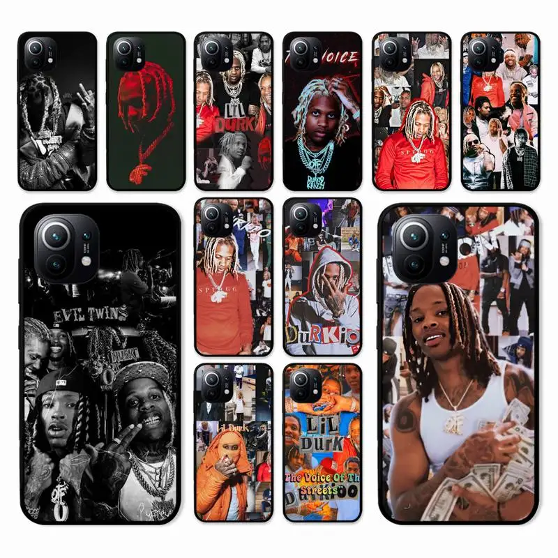 

Rapper lil Durk Pattern Phone Case for Xiaomi mi 5 6 8 9 10 lite pro SE Mix 2s 3 F1 Max2 3 coque