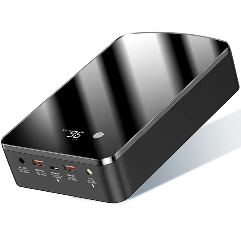 

2020 new idea double PD DC in / out laptop power bank 160000mAh portable battery charger powerbank