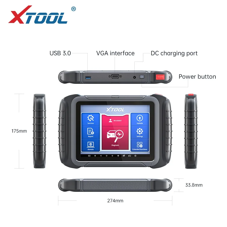 Новинка 2022 профессиональный Автомобильный сканер XTOOL D8 двунаправленное