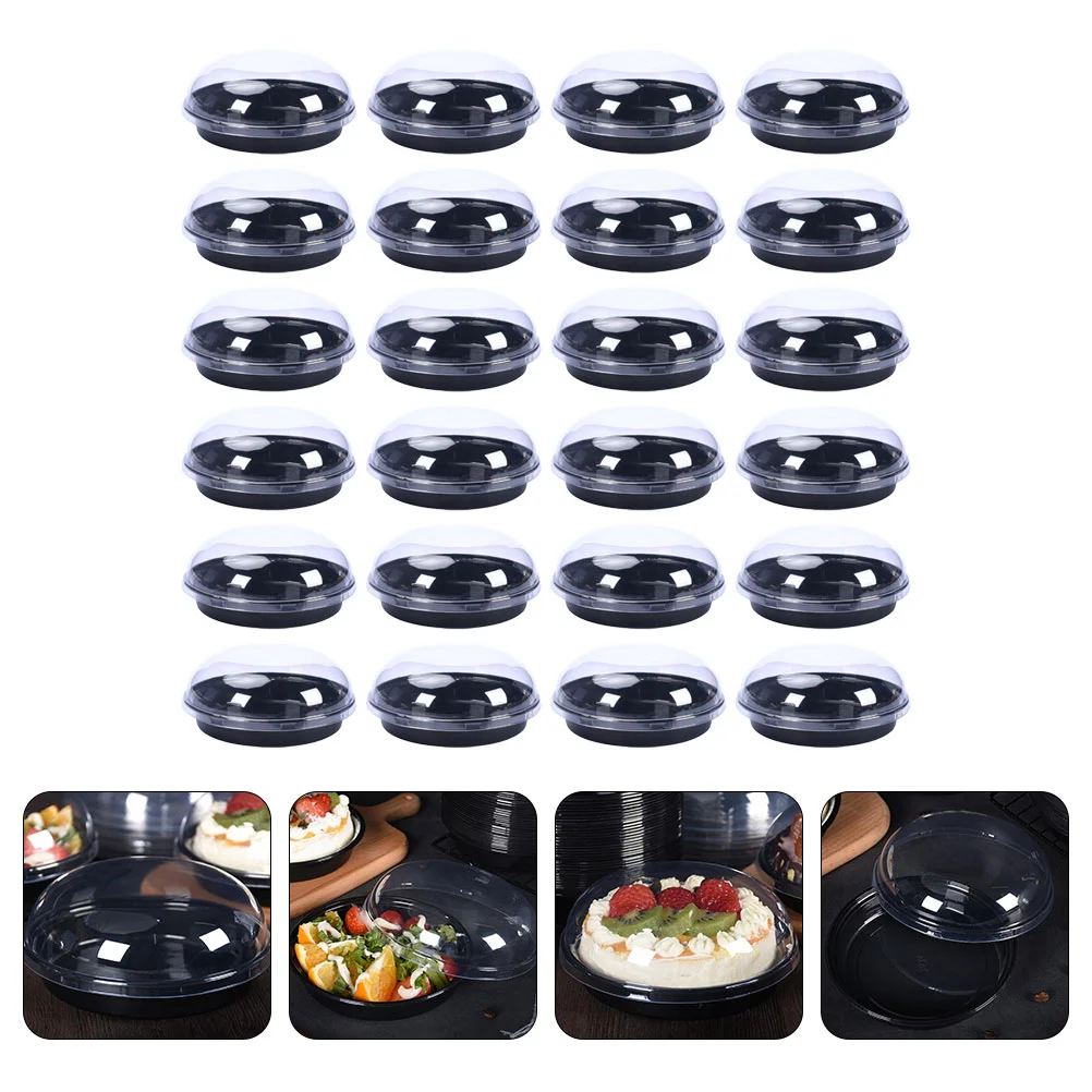 

1 Set/50PCS Practical Baking Pastry Box Fresh-keeping Fruit Salad Blister Box