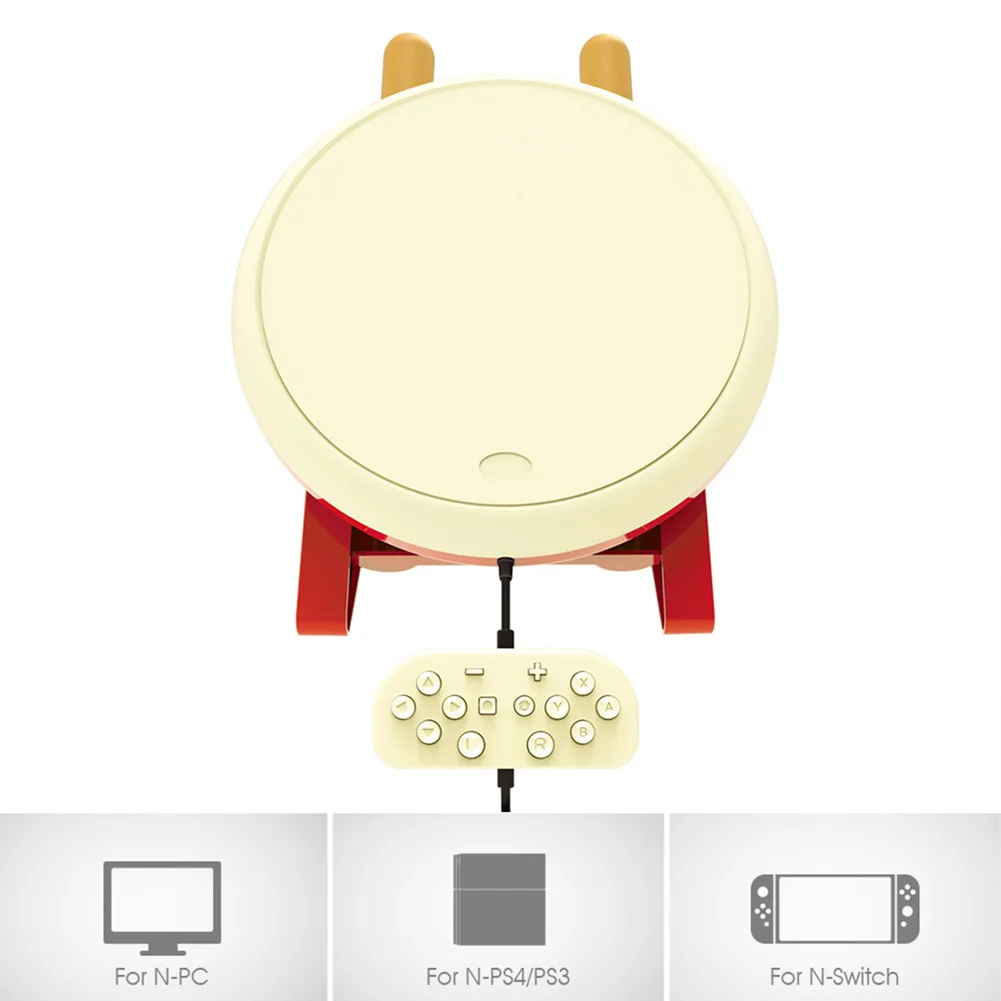 Для PS4/PS3/ПК/NS переключатель Барабан Тайко Joycon-совместимый контроллер для