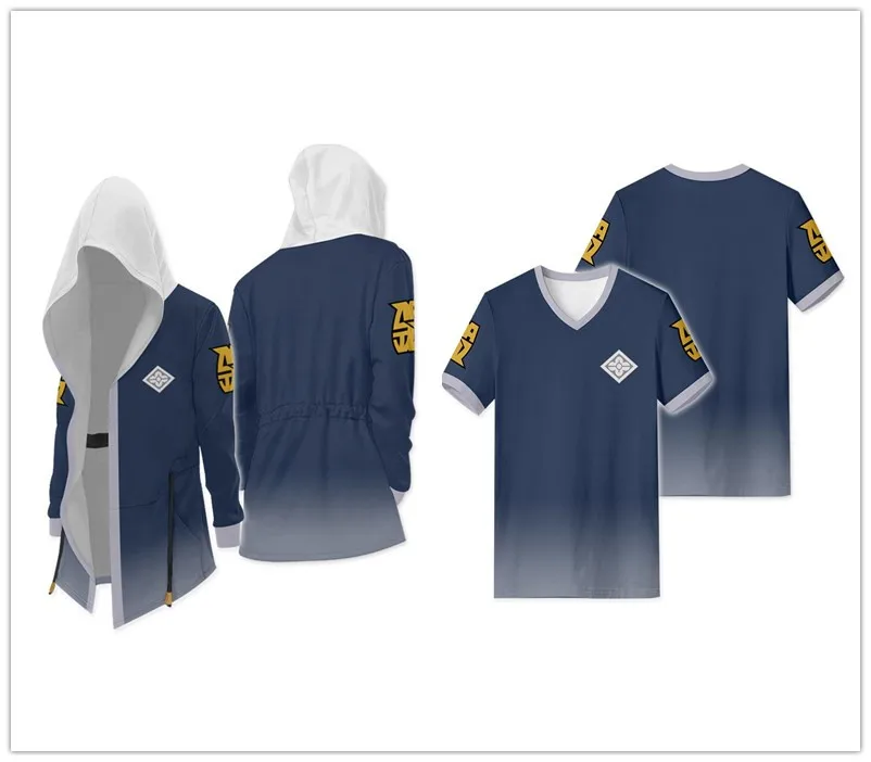 Толстовка с капюшоном для косплея Покемон легенды Arceus Рей Акари куртка пальто