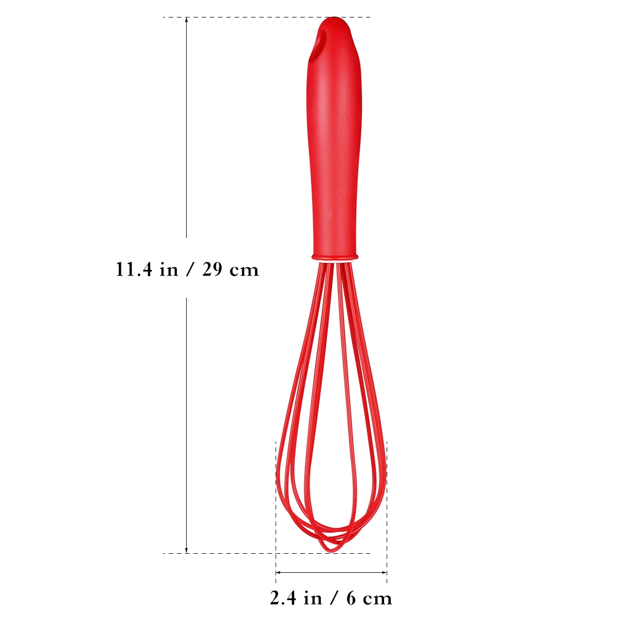 UPKOCH 10-дюймовый ручной миксер для яиц силиконовый воздушный шар венчик