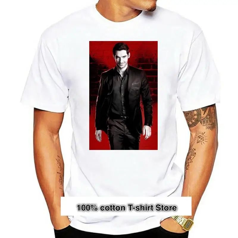 

Camiseta Lucifer red devil de los Ángeles, traje de detective, tom, LIS, netflix, Ángel
