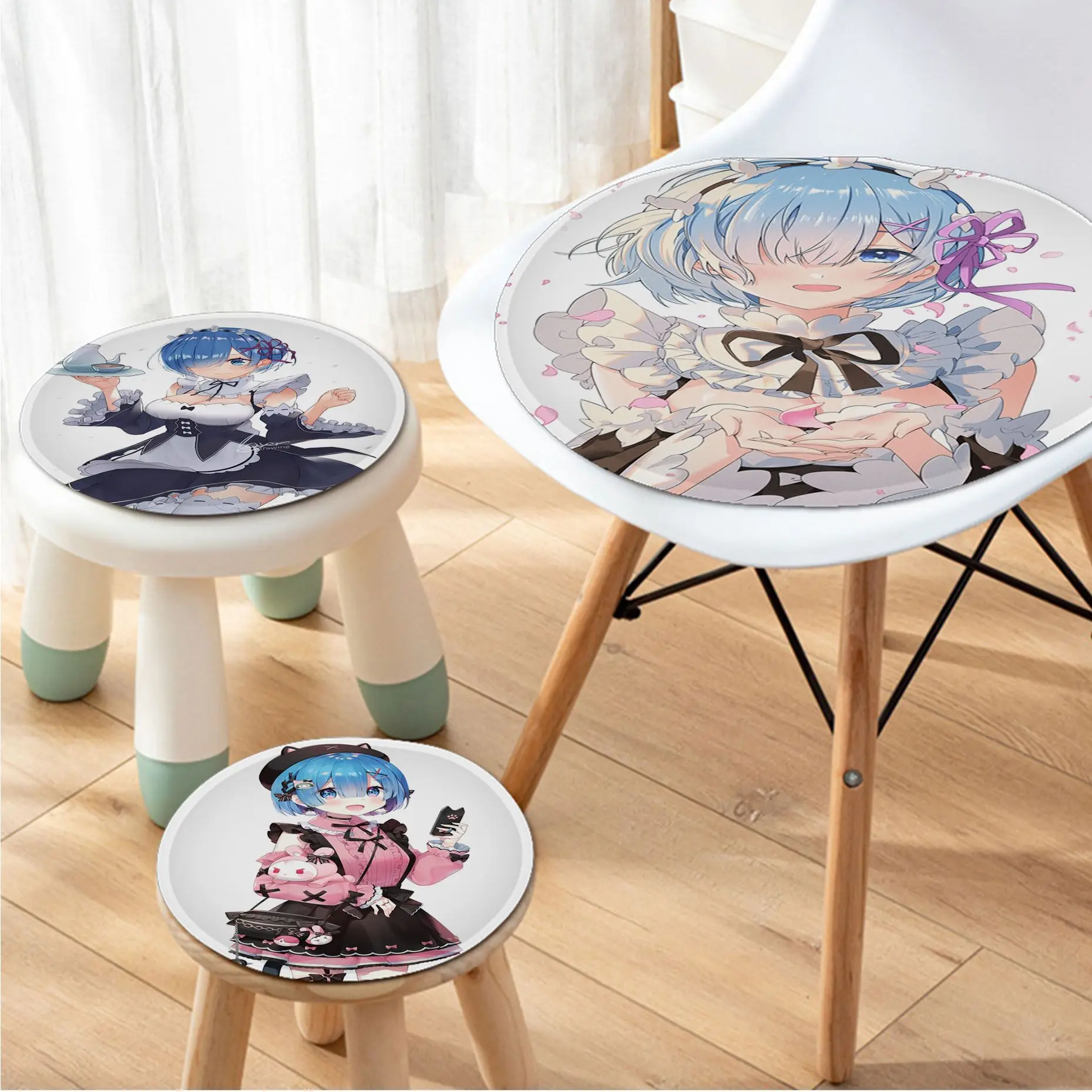 

Re:Zero Square Meditation Cushion Stool Pad Dining Chair Tatami Seat Cushion Anti-Slip Cushions Home Decor