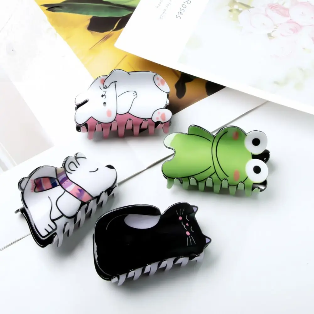 

Bear Animal Hair Claw Creative Rabbit Frog Korean Style Cartoon Party