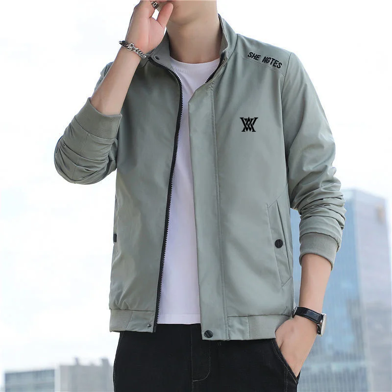 

2022 New Men's Golf Jackets Male Casual Jacket Windbreaker Coat Spring and Autumn Men's Sports Golf Clothing Bomber Jacket