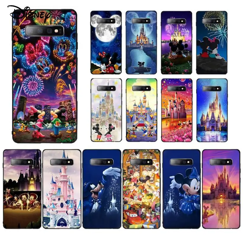 

Disney Mickey Castle Phone Case for Samsung S10 21 20 9 8 plus lite S20 UlTRA 7edge