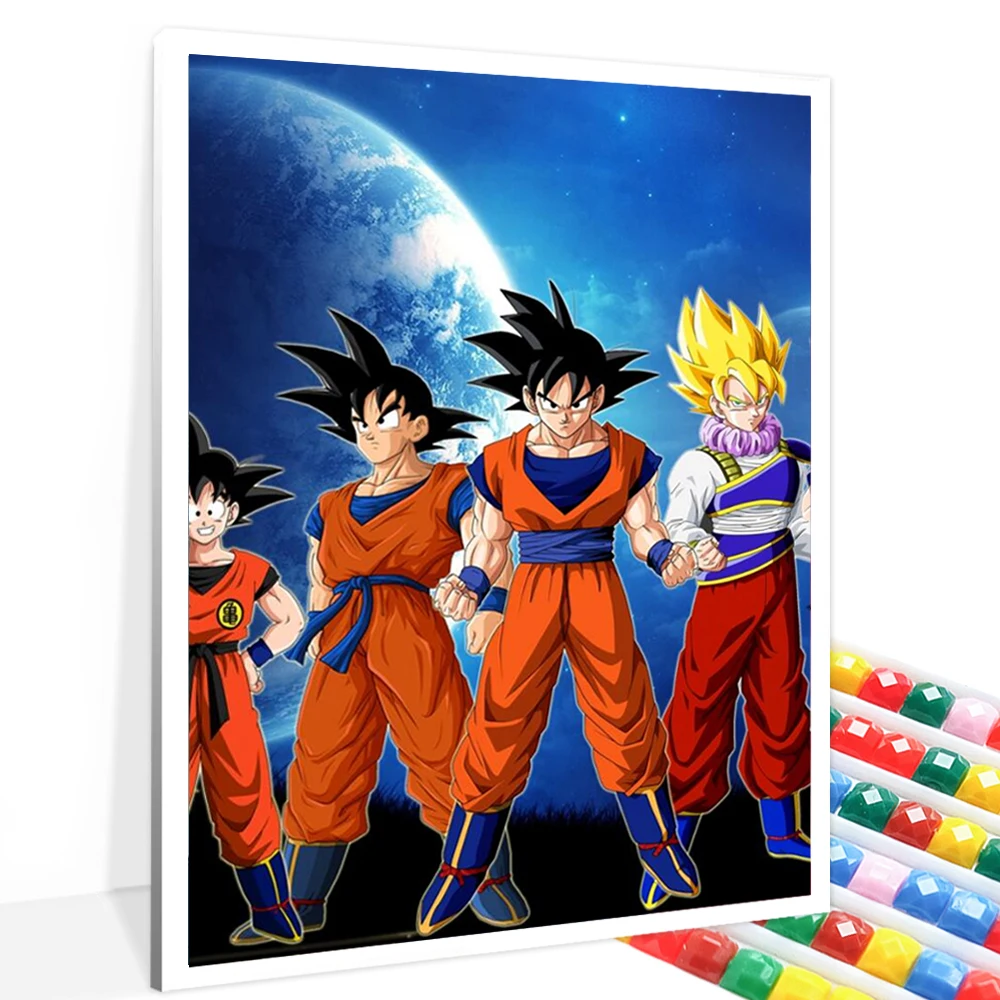 

5D алмазная роспись дракона Diy японский Шар Аниме Сон Гоку Стразы Фотографии полностью Алмазная вышивка мозаика вышивка крестиком