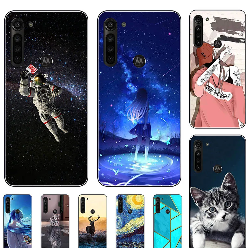 Новый Модный чехол для телефона MOTO G8 Stylus XT2043 MOTO G Stylus 2020 MOTO G Stylus 2021 XT2115, милый мягкий силиконовый мультяшный чехол