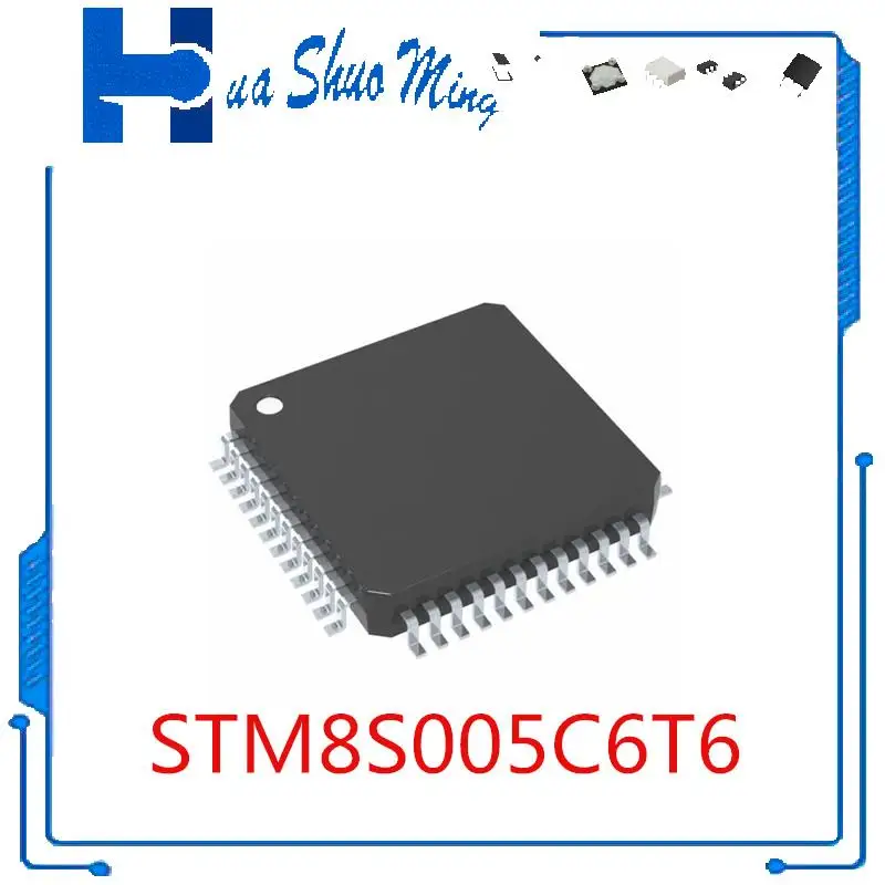 5 шт./партия STM8S005C6T6 STM8S005C6T6TR STM8S005C6T6 STM8S005 LQFP-48 TLE6389G50 SOP16