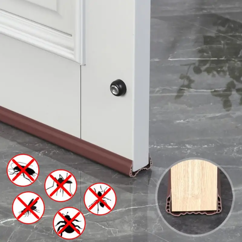 

PVC Door Bottom Sealing Strip Door Draft Stopper Tape For Sound Noise Proof Reduce Wind Dust Blocker Doorstop Guard Weatherstrip