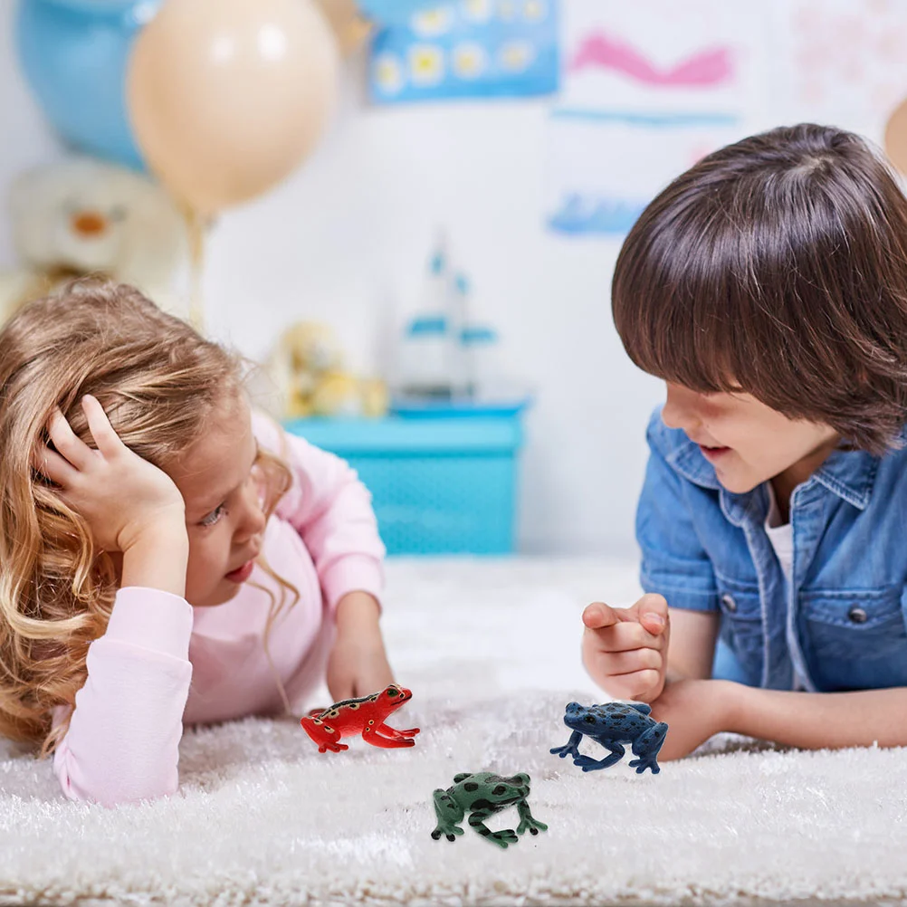 4 шт. модель лягушки детская игрушка мини-фигурка животного детские игрушки