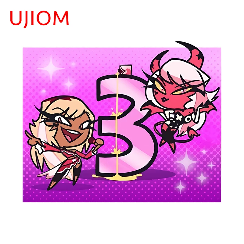 Милые Мультяшные наклейки на стену UJIOM 13 см X 10 1 с изображением героев