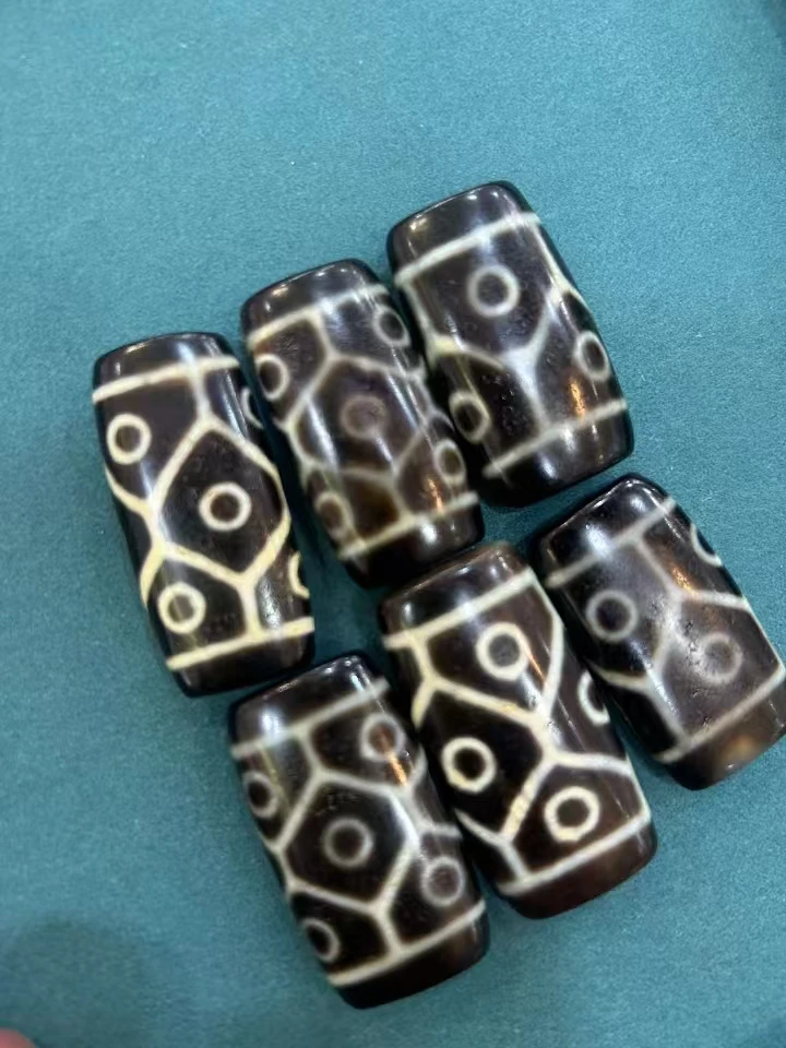 1 шт./лот старый агат Дзи из бисера черепаха сзади 9 глаз ожерелье натурального