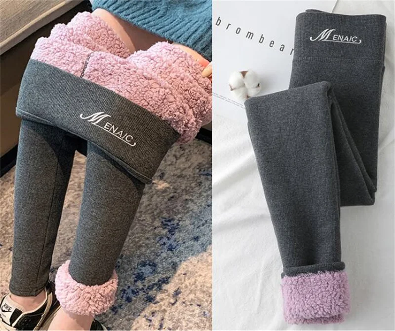 

Winter Fake Translucent Leggings Women High Waist Slim Sexy Tight Leggins Elasticity Fleece Leggings