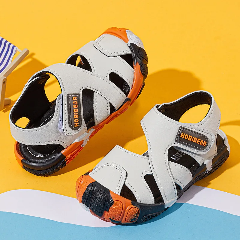 

Summer Children Sandals Boys Girls Soft Non-slip Shoes Kids Beach Shoes Boys Casual Roman Shoes