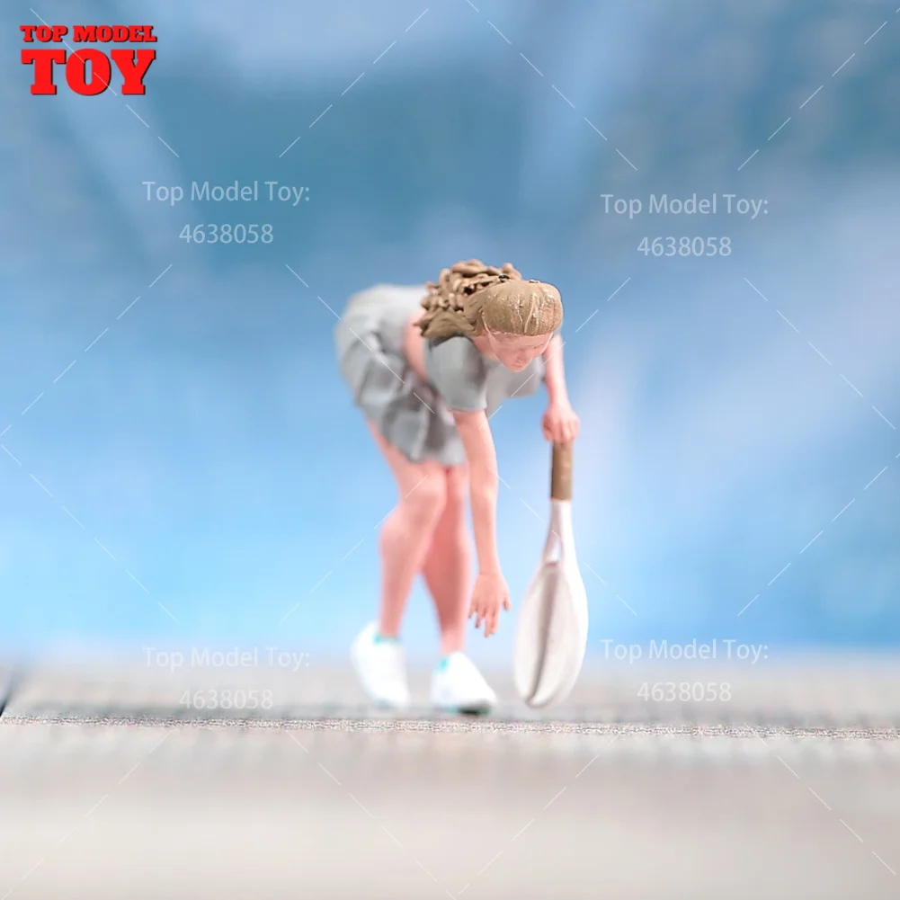 Разрисованные миниатюры 1/18 1/24 1/64 1/43 теннисная девушка в мини-юбке