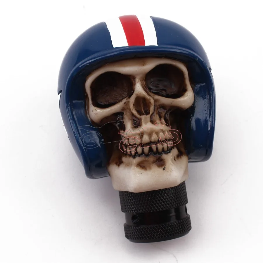 Универсальная ручка переключения передач для автомобиля шлема черепа