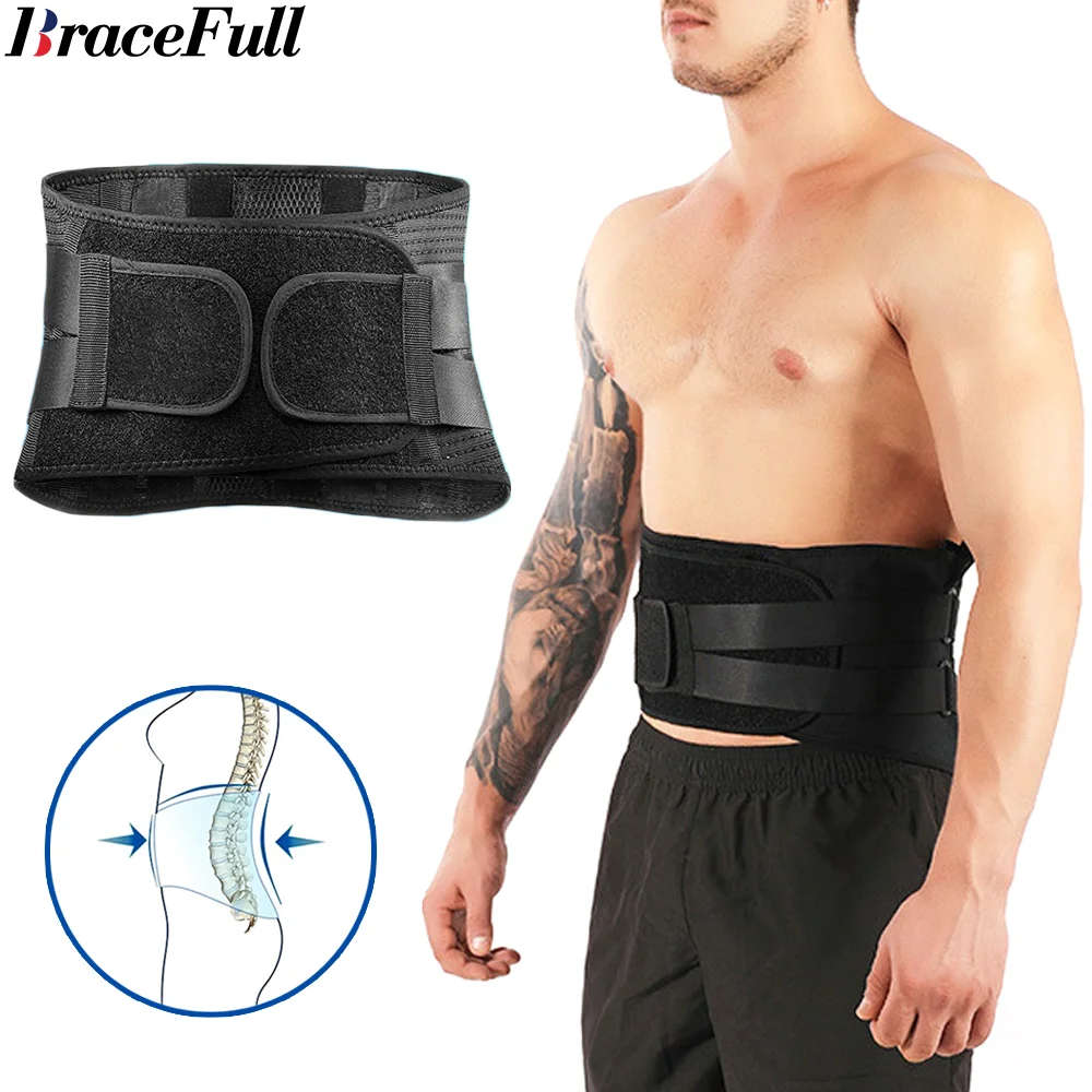 

Lumbar Band Waist Belt Self Heating Lower Support Brace Straps Relief Pain Herniated Disc Sciatica Bandage Men Women