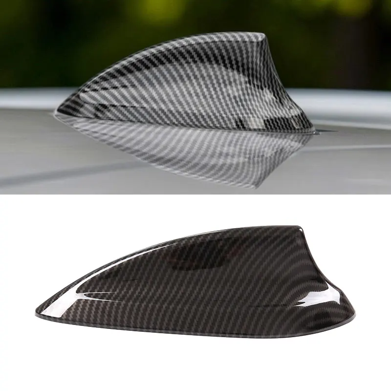 

For BMW F15 F16 F20 F21 F26 F45 F46 F48 F49 F85 F86 G01 ABS Carbon Fiber Texture Car Roof Shark Fin Antenna Aerials Cover Trim