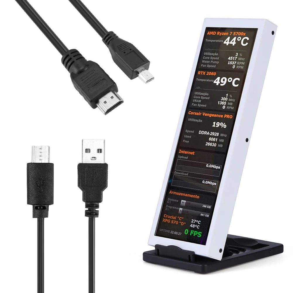 

Монитор для мониторинга температуры компьютера, 7,9 дюйма, HDMI