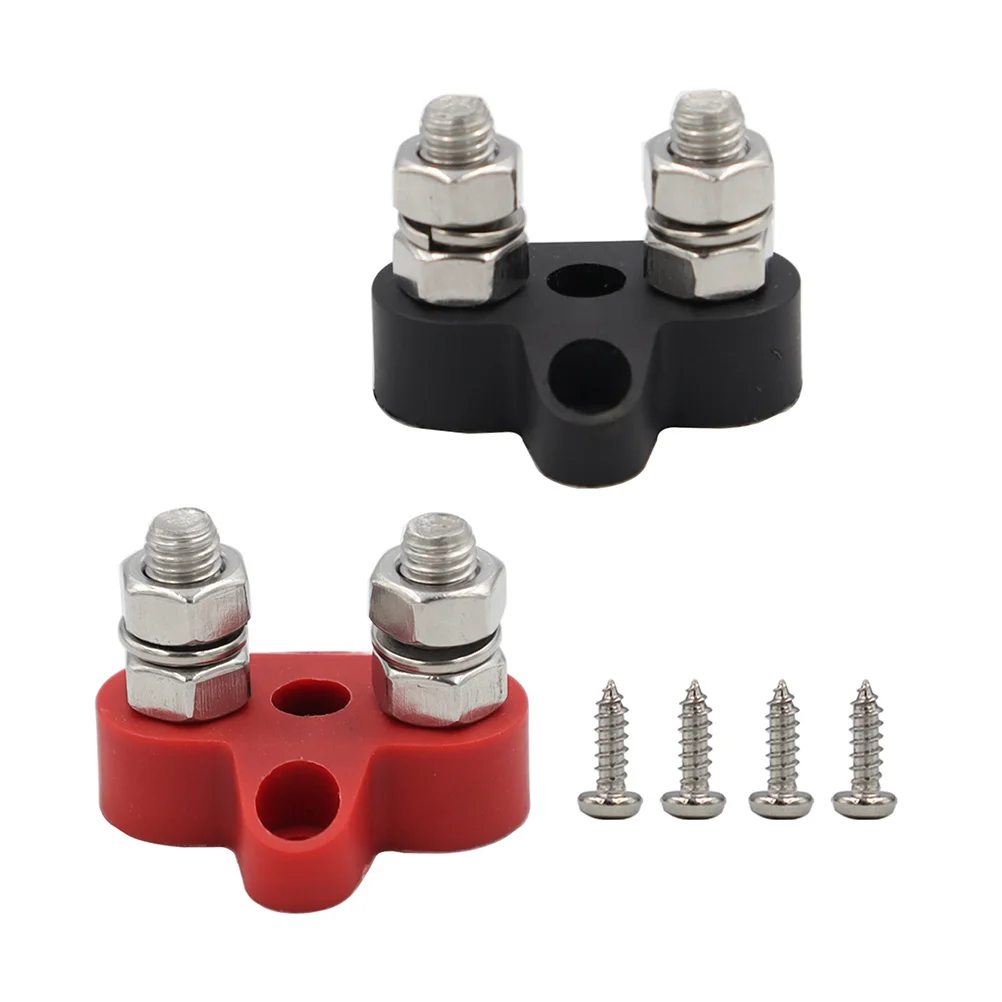 

Terminal Block Distribution Bus Barcar Strips Boating Copper Electrical Power Post Junction Trailermarine 48V Auto
